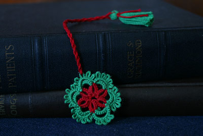 Holly Wreath Bookmark